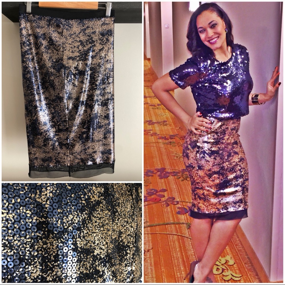 Sequined skirt
